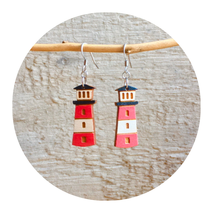 Lighthouse Dangle Earrings