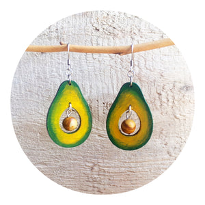 Avocado Dangle Earrings