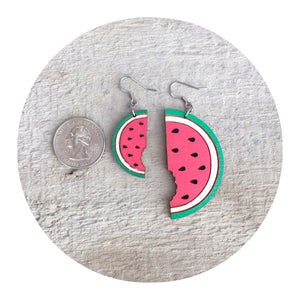 Watermelon Dangle Earrings